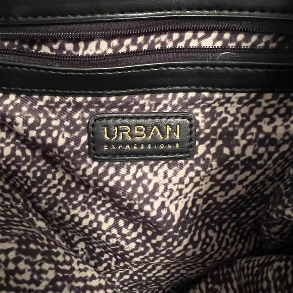 Urban Expressions Black 4 Square Tote - Picture 10 of 12